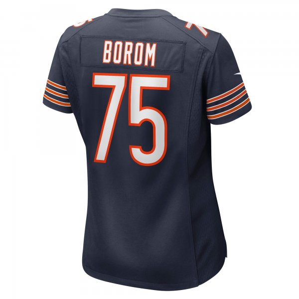 Women's Chicago Bears Larry Borom Nike Navy Game Jersey