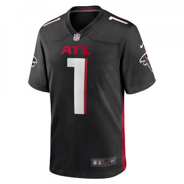 Men's Atlanta Falcons Jeff Okudah Nike Black Game Player Jersey