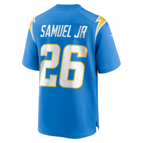 Men's Los Angeles Chargers Asante Samuel Jr. Nike Powder Blue Game Player Jersey