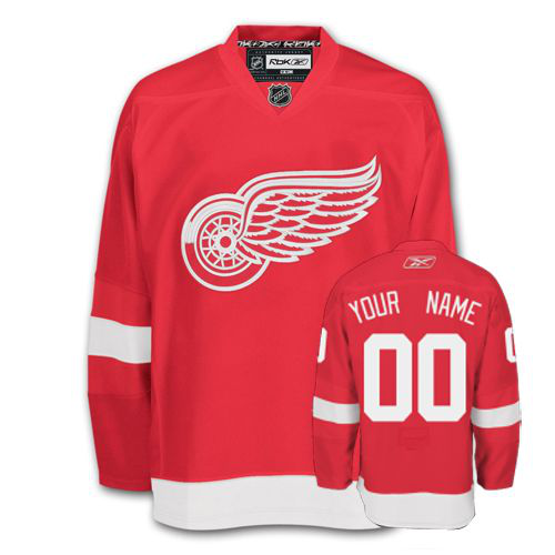 Detroit Red Wings Personalized Red NHL Jersey