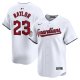 Men's Cleveland Guardians #23 Bo Naylor Nike White Home Limited Player Jersey