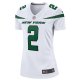 Women's New York Jets Zach Wilson Nike White Player Jersey