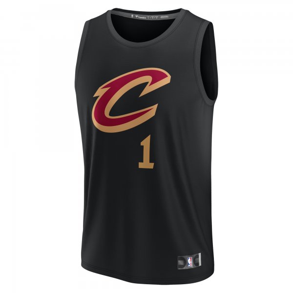 Men's Cleveland Cavaliers Max Strus Fanatics Black Fast Break Replica Player Jersey - Statement Edition