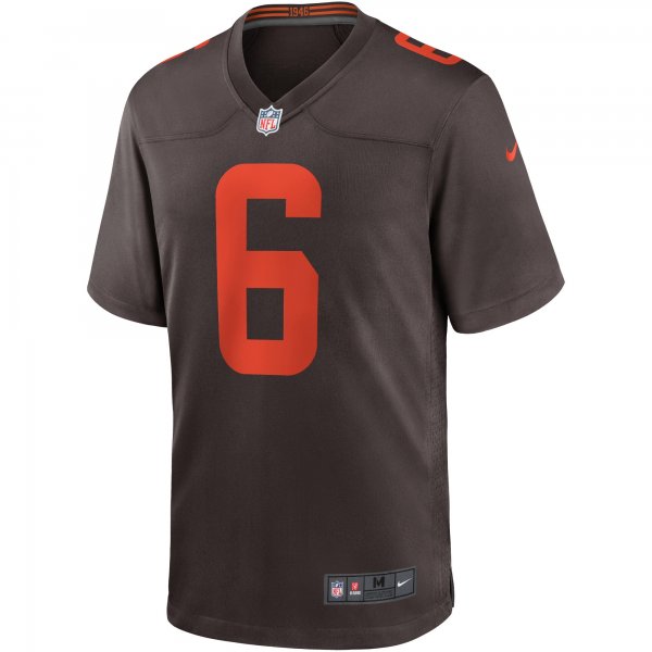 Men's Cleveland Browns Baker Mayfield Nike Brown Alternate Game Jersey