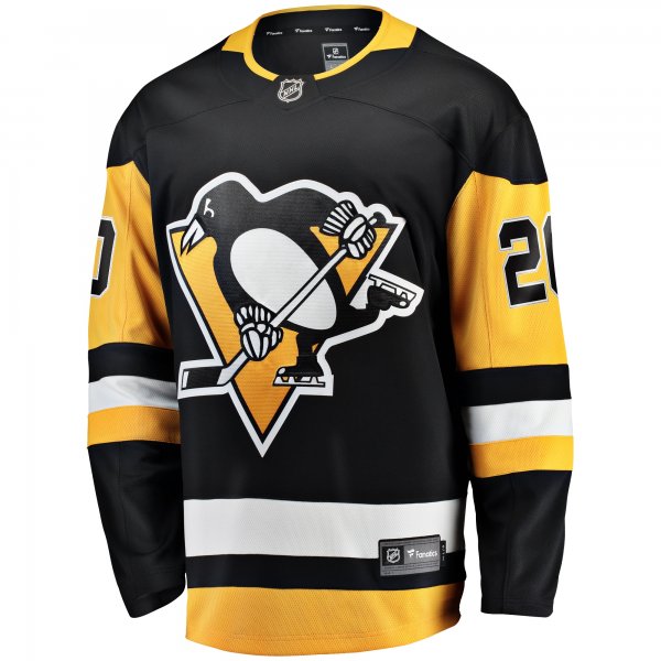 Men's Pittsburgh Penguins Lars Eller Fanatics Black Home Breakaway Jersey