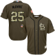 St. Louis Cardinals #25 Mark McGwire Green Salute to Service Stitched MLB Jersey