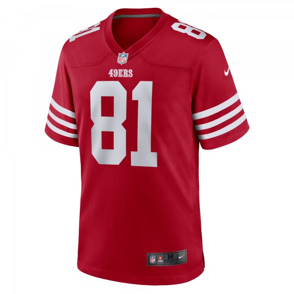 Men's San Francisco 49ers Cameron Latu Nike Scarlet Team Game Jersey