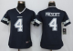 Nike Dallas Cowboys #4 Dak Prescott Navy Blue Team Color Women's Stitched NFL Limited Jersey