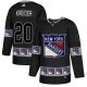 Adidas New York Rangers #20 Chris Kreider Black Team Logo Fashion Stitched NHL Jersey