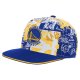 Golden State Warriors Yellow Red And Blue Cap