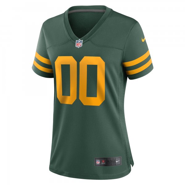 Women's Green Bay Packers Nike Green Alternate Custom Jersey