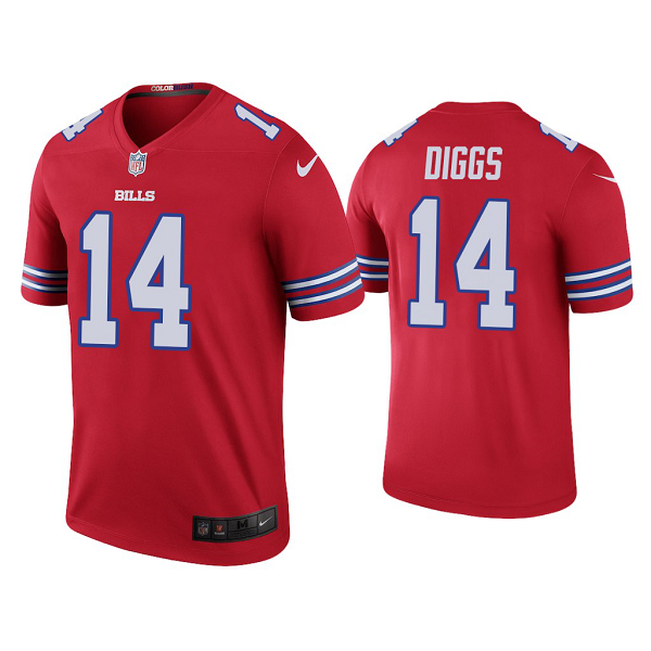 Men's Color Rush Legend Stefon Diggs Buffalo Bills Red Jersey