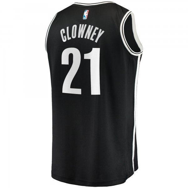 Men's Brooklyn Nets Noah Clowney Fanatics Black  Fast Break Replica Jersey - Icon Edition