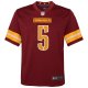 Youth Washington Commanders Jayden Daniels Nike Burgundy 2024 NFL Draft First Round Pick Player Game Jersey