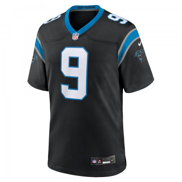 Men's Carolina Panthers Bryce Young Nike Black Team Game Jersey