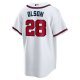 Men's Atlanta Braves Matt Olson Nike White Home Replica Player Jersey