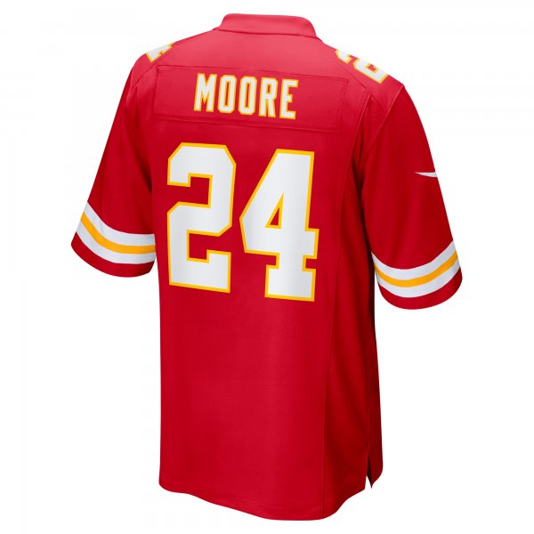 Men's Kansas City Chiefs Skyy Moore Nike Red Game Player Jersey