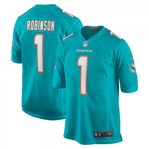 Men's Miami Dolphins Chop Robinson Nike Aqua 2024 NFL Draft First Round Pick Player Game Jersey