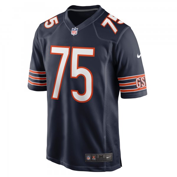 Men's Chicago Bears Larry Borom Nike Navy Game Jersey