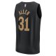 Men's Cleveland Cavaliers Jarrett Allen Fanatics Black Fast Break Replica Jersey - Statement Edition