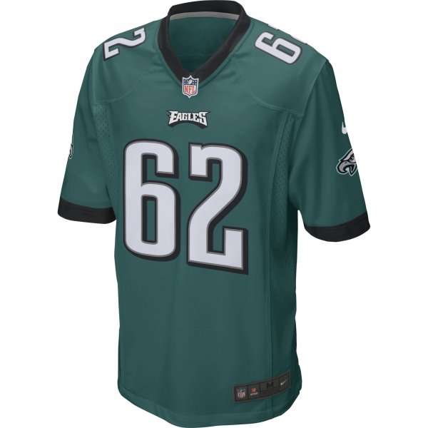 Men's Philadelphia Eagles Jason Kelce Nike Midnight Green Game Jersey