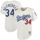 Men's Los Angeles Dodgers Fernando Valenzuela Mitchell & Ness Gray Jersey