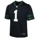 Youth New York Jets Ahmad Sauce Gardner Nike Legacy Black Alternate Game Jersey