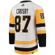 Men's Pittsburgh Penguins Sidney Crosby adidas White Away Primegreen Pro Player Jersey