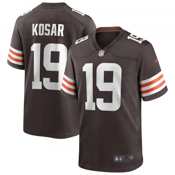 Men's Cleveland Browns Bernie Kosar Nike Brown Game Retired Player Jersey