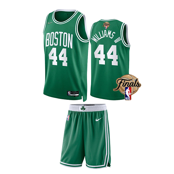 Men's NBA Finals Boston Celtics #44 Robert Williams III Green Nike Suit