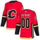 Men's Adidas Calgary Flames Red Home NHL Customized Jersey