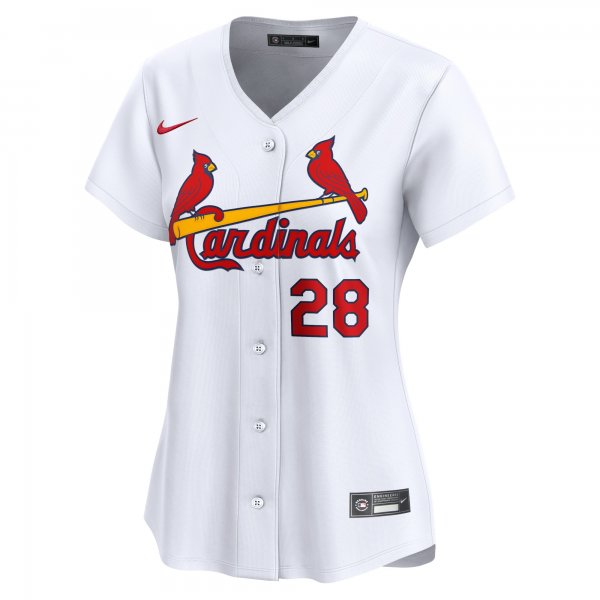 Women's St. Louis Cardinals Nolan Arenado Nike White Home Limited Player Jersey