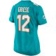 Women's Miami Dolphins Bob Griese Nike Aqua Game Retired Player Jersey