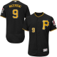 Pittsburgh Pirates #9 Bill Mazeroski Black Flexbase Collection Stitched MLB Jersey