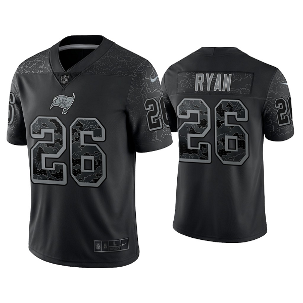 Men's Nike NFL Tampa Bay Buccaneers Logan Ryan Reflective Limited Black Jersey