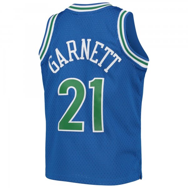 Youth Minnesota Timberwolves Kevin Garnett Mitchell & Ness Blue 1995-96 Hardwood Classics Swingman Jersey