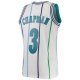 Men's Charlotte Hornets Rex Chapman Mitchell & Ness White 1988/89 Hardwood Classics Swingman Jersey