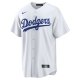 Men's Los Angeles Dodgers Corey Seager Nike White Home Replica Player Name Jersey