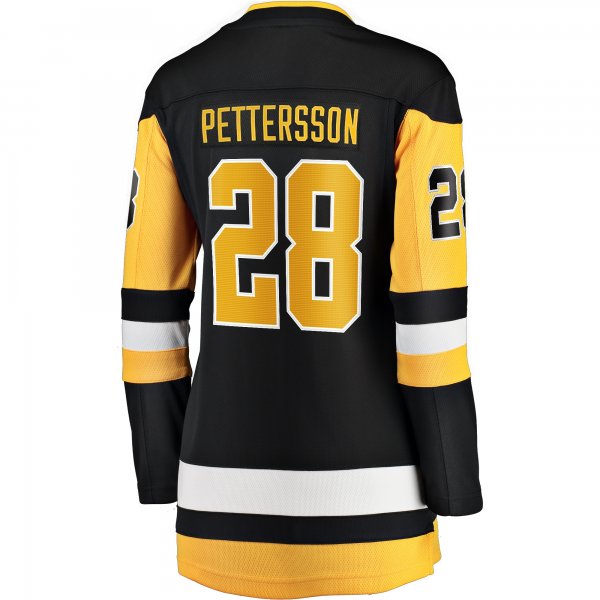 Women's Pittsburgh Penguins Marcus Pettersson Fanatics Black Home Breakaway Player Jersey