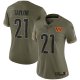 Women's Washington Commanders Sean Taylor Nike Olive 2022 Salute To Service Retired Player Limited Jersey