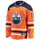 Men's Edmonton Oilers Zach Hyman Fanatics Orange Breakaway Player Jersey