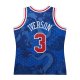 Men's Philadelphia 76ers Allen Iverson Mitchell & Ness Royal 1996/97 Hardwood Classics Asian Heritage 6.0 Swingman Throwback Player Jersey