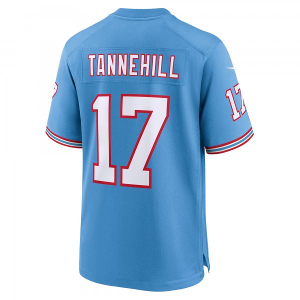 Men's Tennessee Titans Ryan Tannehill Nike Light Blue Oilers Throwback Alternate Game Player Jersey