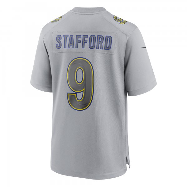 Men's Los Angeles Rams Matthew Stafford Nike Gray Atmosphere Fashion Game Jersey