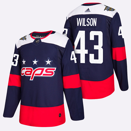 Men's Adidas Washington Capitals #43 Tom Wilson 2018 Stadium Series Jersey