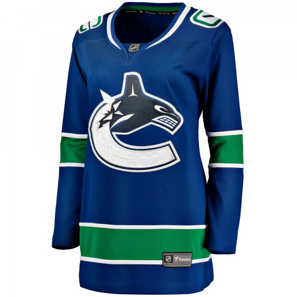 Women's Vancouver Canucks Fanatics Blue Premier Breakaway Jersey