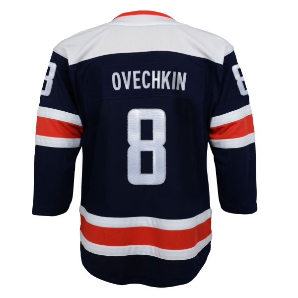 Youth Washington Capitals Alexander Ovechkin Navy 2020/21 Alternate Premier Player Jersey