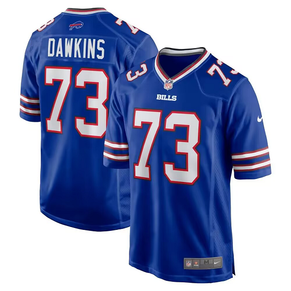 Men's Buffalo Bills # 73 Dion Dawkins Nike Limited Royal Player Jersey