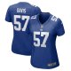 Women's New York Giants Jarrad Davis Nike  Royal Team Game Jersey