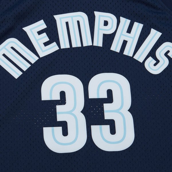 Men's Memphis Grizzlies Marc Gasol Mitchell & Ness Navy 2008/09 Hardwood Classics Swingman Throwback Jersey